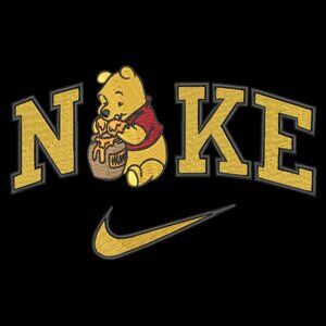 Nike Winnie The Pooh Embroidered Adult Unisex Crewneck Sweatshirt Honey Pot